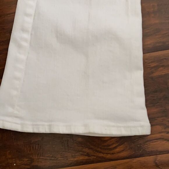 AG Adriano Goldschmied White The Club Well Fitted Flare Leg Jean Summer Coastal - Picture 8 of 12